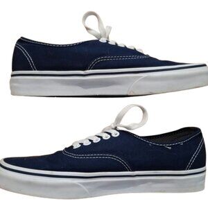 VANS Navy Era Skate Sneakers Women's Size 10 Blue Classic Shoe EUC